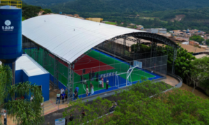 Espaço renovado recebe homenagem e novas melhorias para a comunidade. Foto = divulgação Prefeitura de Itabirito.