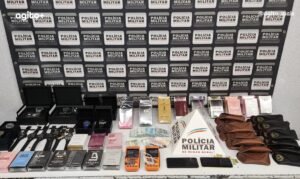 Polícia Militar prende casal suspeito de aplicar golpes em Divinópolis. Foto = divulgação PMMG.