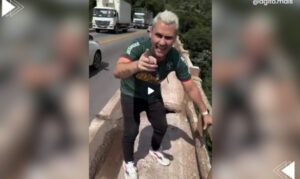 Senador Cleitinho Azevedo cobra interdição; DNIT garante segurança e planeja melhorias. Foto = reprodução vídeo feito pelo Deputado Cleitinho.