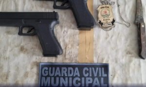 Homem tenta abordar moradores de rua após assalto à mãe, mas é descoberto pela Guarda Municipal. Foto = Guarda Municipal de Belo Horizonte.