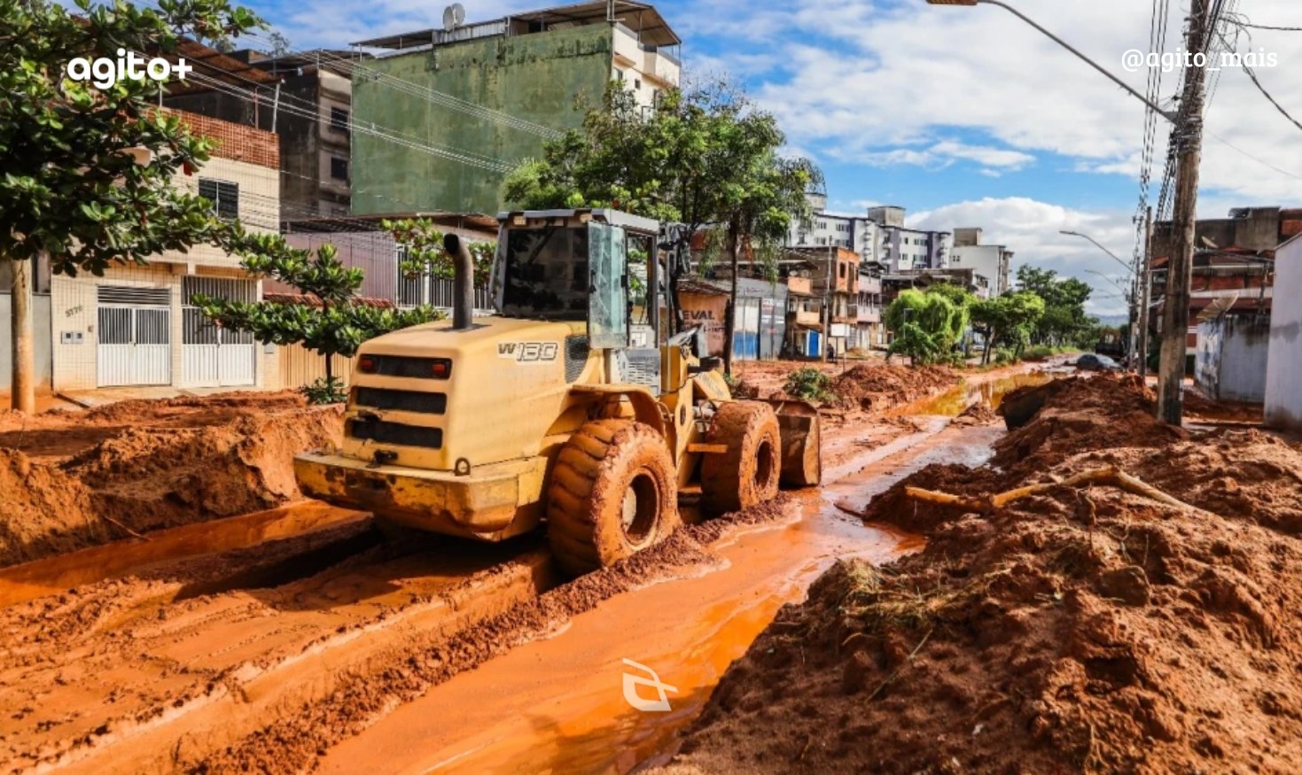 Chuvas devastadoras levam ao decreto de calamidade pública na cidade. Foto = Prefeitura de Ipatinga.