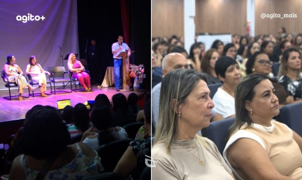 Eventos no Centro Administrativo e na Casa de Cultura reúnem profissionais de educação e autoridades. Foto = divulgação Prefeitura de Itabirito.