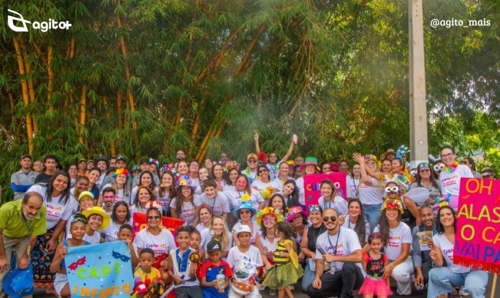 O CarnaCaps, foi organizado pela Prefeitura de Itabirito por meio da Secretaria de Saúde. Foto = divulgação Prefeitura de Itabirito.