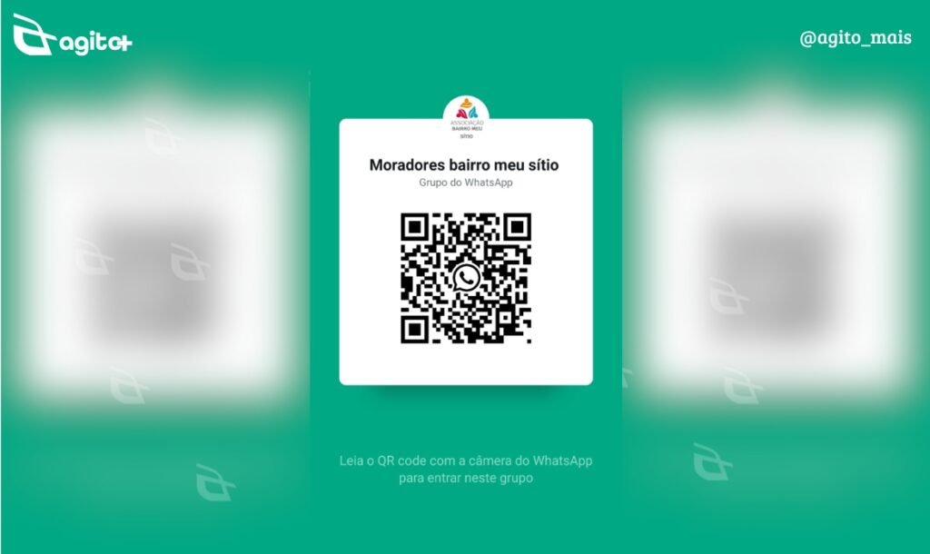 Diretoria reforça que apenas um grupo oficial representa a entidade e divulga o link correto para os moradores. Imagem enviada ao Agito Mais.