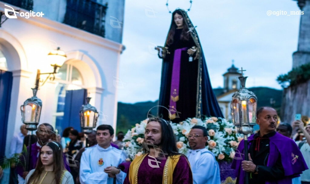 Programação contará com procissões, missas e tapetes devocionais; mais de 60 mil fiéis e turistas são esperados na cidade histórica. Foto — divulgação Prefeitura de Ouro Preto.