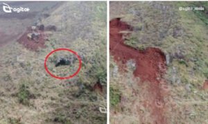 Empresa é multada e proibida de operar na área; fiscalização confirmou danos irreversíveis na Serra de Botafogo. Foto — divulgação.