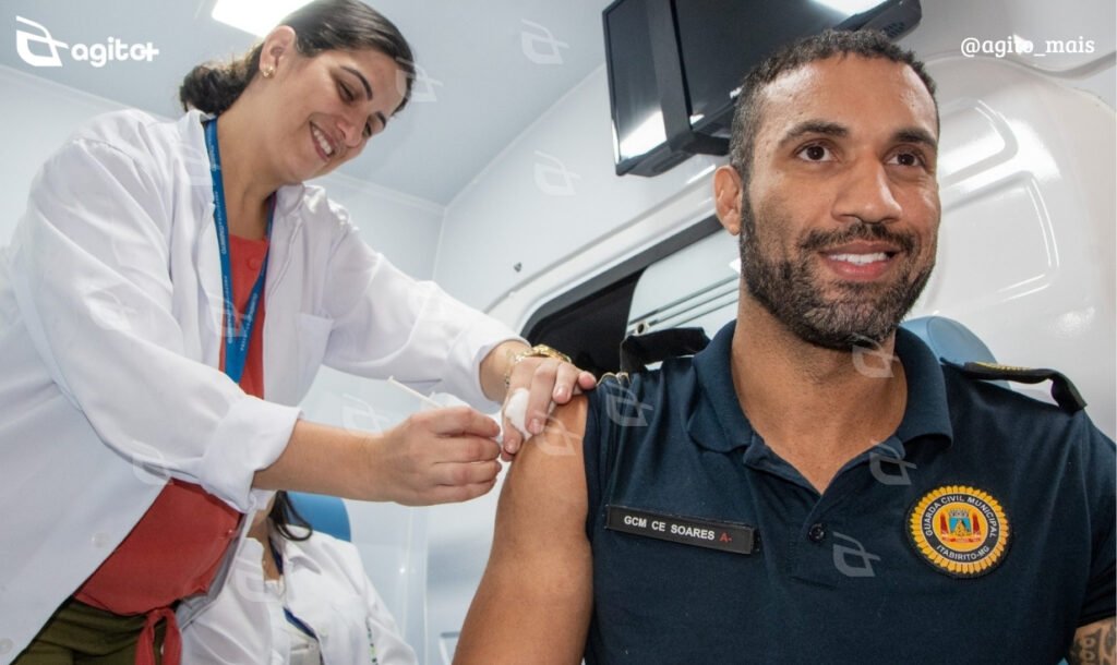 Prefeitura amplia aplicação de doses para servidores de saúde e segurança na cidade. Foto — divulgação Prefeitura de Itabirito.