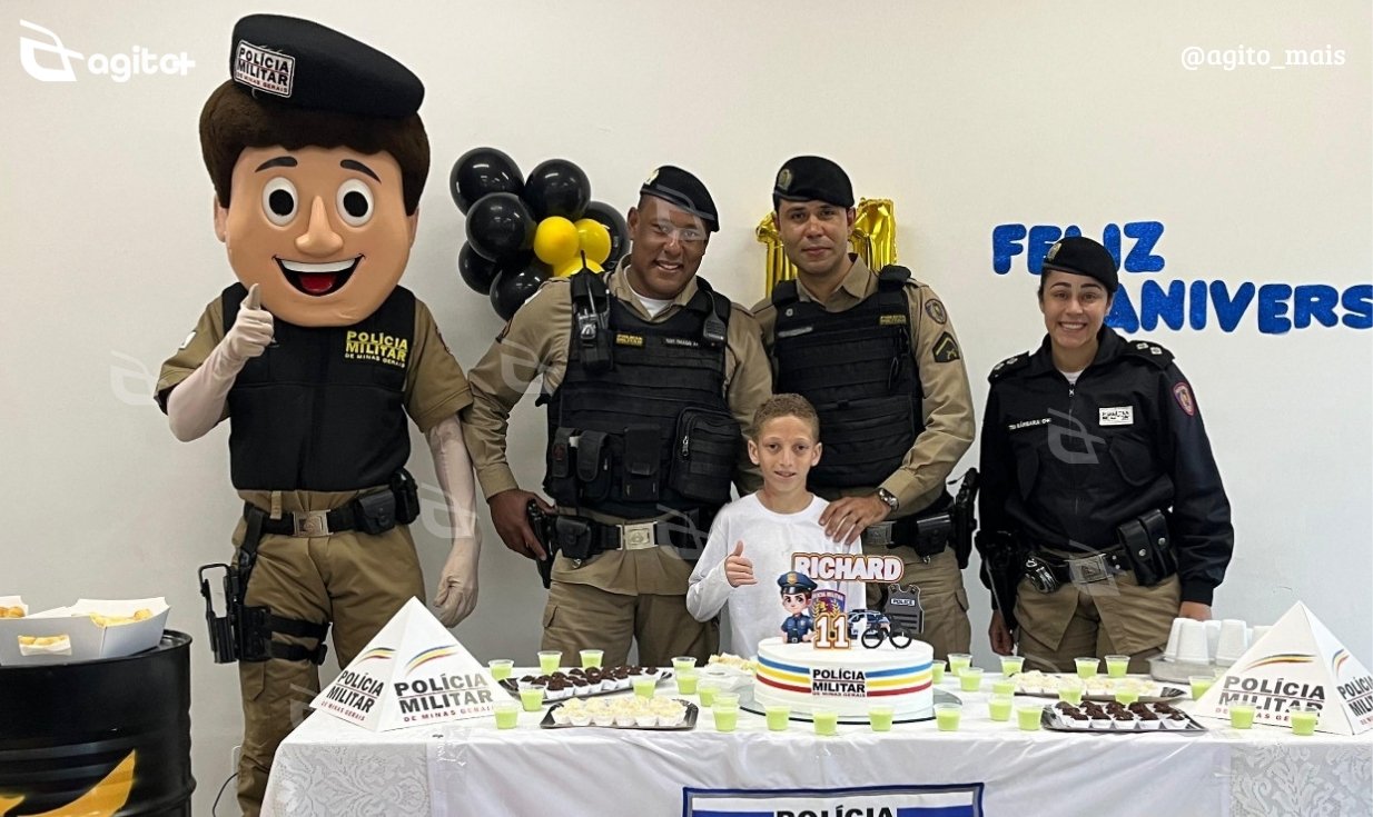 Celebração no 52º Batalhão da PMMG reforça o elo entre a Polícia Militar e a comunidade de Ouro Preto. Foto — Polícia Militar.