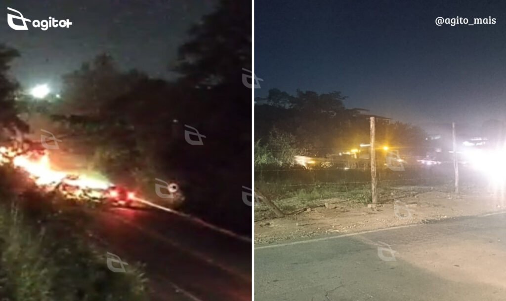 Motociclista sofreu fratura no fêmur após colisão na BR-356, próximo ao Acesso 2. Ele foi socorrido e transferido para hospital em Ouro Preto. Foto — reprodução.