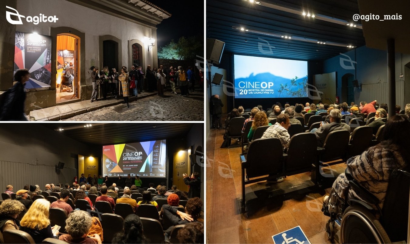 Espaço recebeu o nome de Joaquim Pedro de Andrade e foi inaugurado durante exibição na CineOP. Foto — Leo Lara.