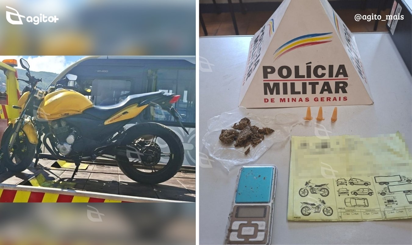 Militares apreendem cocaína, maconha e balança de precisão após fuga de suspeitos por trilha no bairro Santa Cruz. Foto — Polícia Militar.