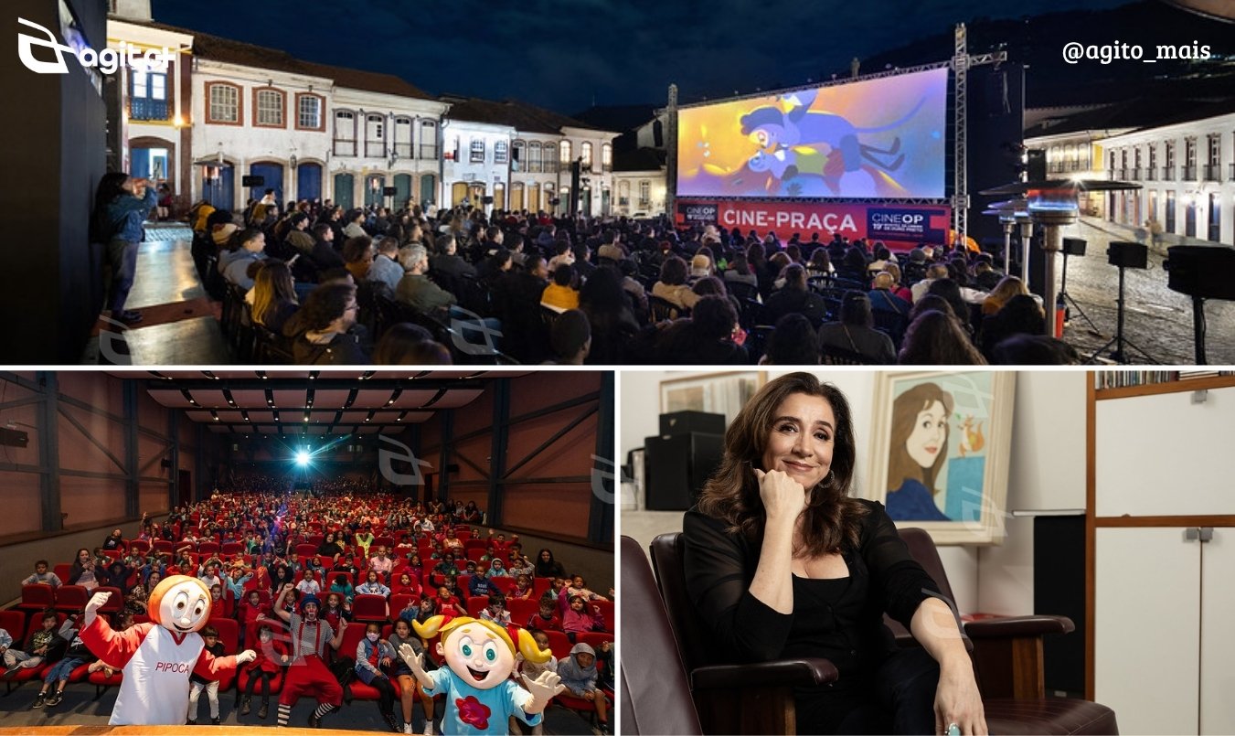 Evento gratuito exibe 147 filmes em Ouro Preto (MG) entre os dias 25 e 30 de junho, com destaque para humor feminino, políticas de preservação e educação audiovisual nas escolas. Foto — Leo Lara.