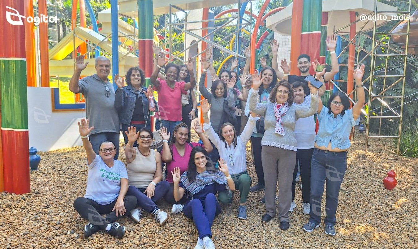 Passeio realizado pelo Grupo 60+ Saúde reforça vínculos sociais e contato com a natureza. Foto — Prefeitura de Itabirito.