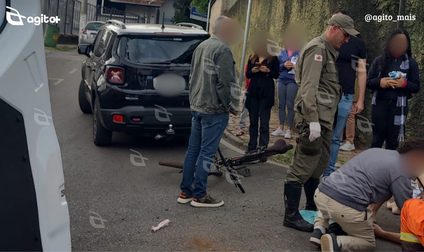 Acidente deixou homem de 52 anos ferido e mobilizou socorristas e Polícia Militar. Foto — Brigada Municipal de Itabirito.