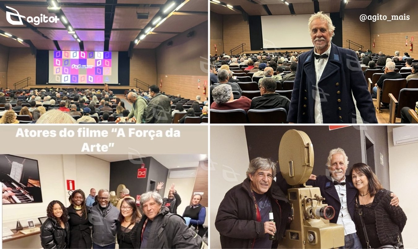 Exibição gratuita no Cine Teatro Liz Bastos marca estreia do filme “A Força da Arte”, produção 100% itabiritense. Foto — acervo Equipe de Produção do Filme.