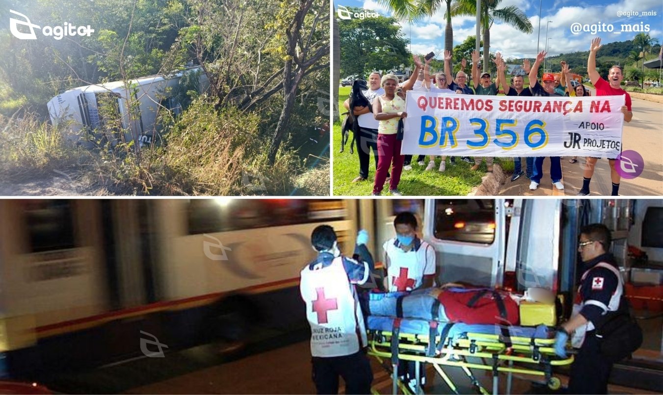 Rodovia que liga cidades estratégicas em Minas e Goiás acumula acidentes e mobiliza moradores por soluções urgentes. Foto — CBMMG/Agito Mais.