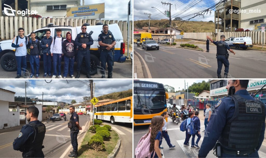 Ações diárias envolvem patrulhamento, controle de trânsito e campanhas educativas. Foto — Guarda Municipal de Itabirito.