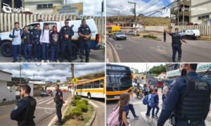 Ações diárias envolvem patrulhamento, controle de trânsito e campanhas educativas. Foto — Guarda Municipal de Itabirito.