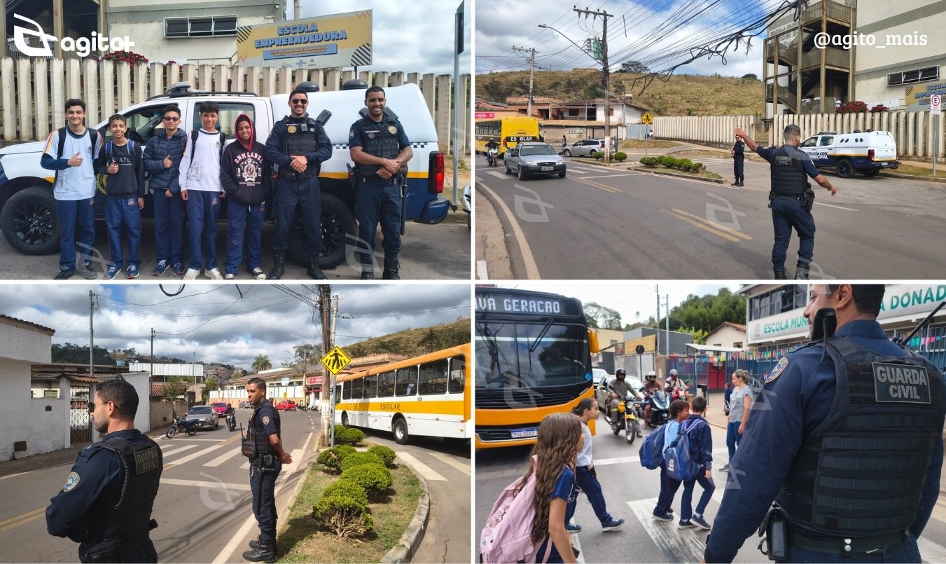 Ações diárias envolvem patrulhamento, controle de trânsito e campanhas educativas. Foto — Guarda Municipal de Itabirito.
