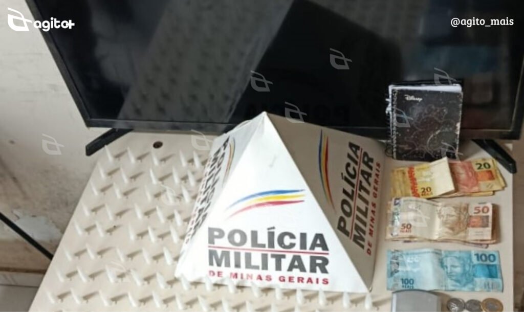 Dois homens foram presos durante ação da PM que contou com apoio do Corpo de Bombeiros. Foto — Polícia Militar.
