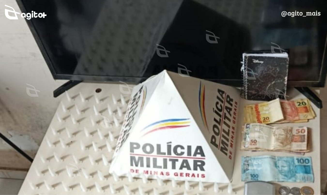 Dois homens foram presos durante ação da PM que contou com apoio do Corpo de Bombeiros. Foto — Polícia Militar.