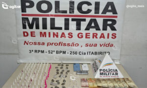 Suspeitos tentaram fugir por rota usada por criminosos, mas foram interceptados em ação coordenada com base em denúncia anônima. Foto — Polícia Militar.