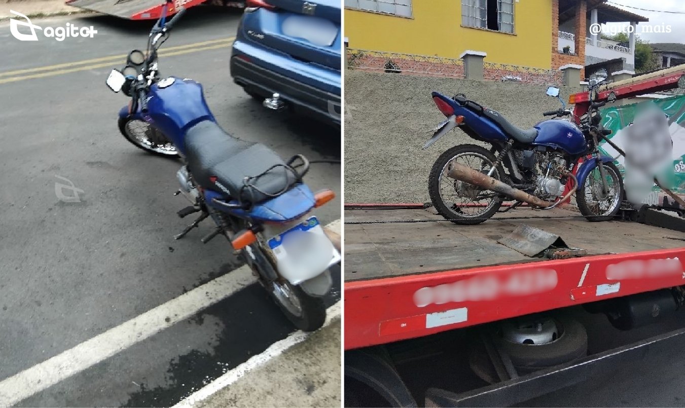Veículo foi localizado com apoio do sistema de monitoramento da corporação e removido ao pátio credenciado. Foto — Guarda Civil Municipal de Itabirito.