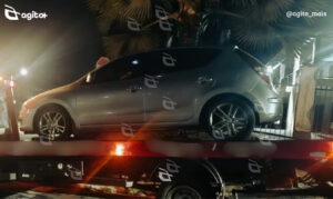 Jovem de 26 anos dirigia o carro clonado e alegou ter alugado o veículo para trabalhar com transporte por aplicativo em Itabirito. Foto — Polícia Militar.