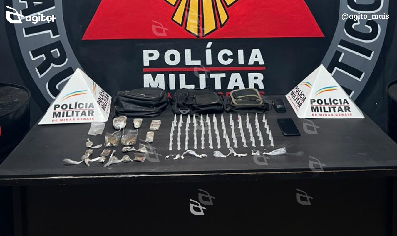 Suspeitos de 26 e 15 anos foram localizados nos bairros padre adelmo e alto do espelho; operação resultou na apreensão de 120 porções de entorpecentes. Foto — Polícia Militar.
