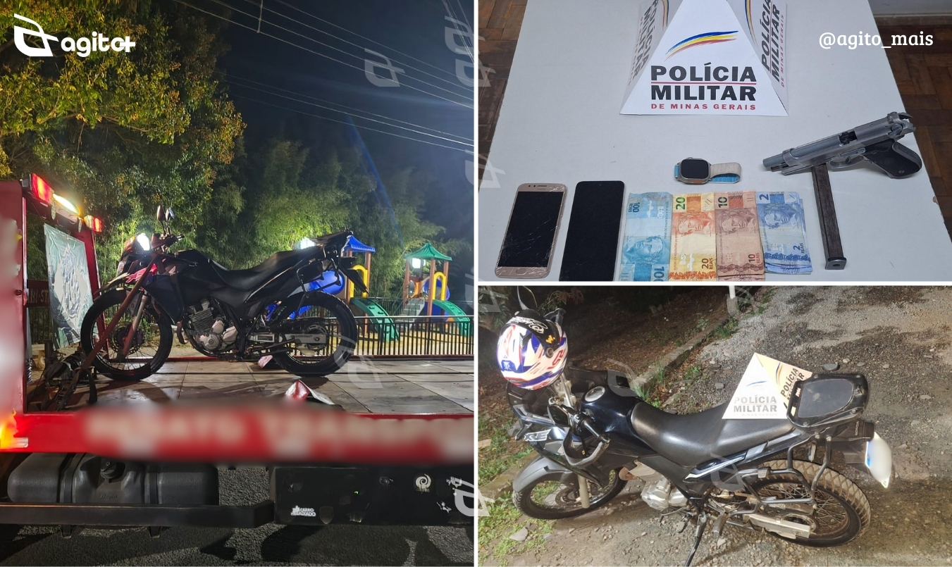 Perseguição termina com captura de jovens armados e recuperação de veículo na BR-356. Foto — Polícia Militar.