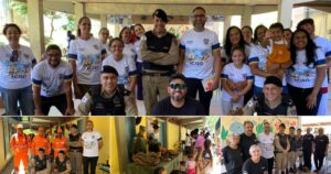 Primeira ACISO promove integração comunitária com atividades educativas, culturais e recreativas em Mariana. Foto — Polícia Militar.