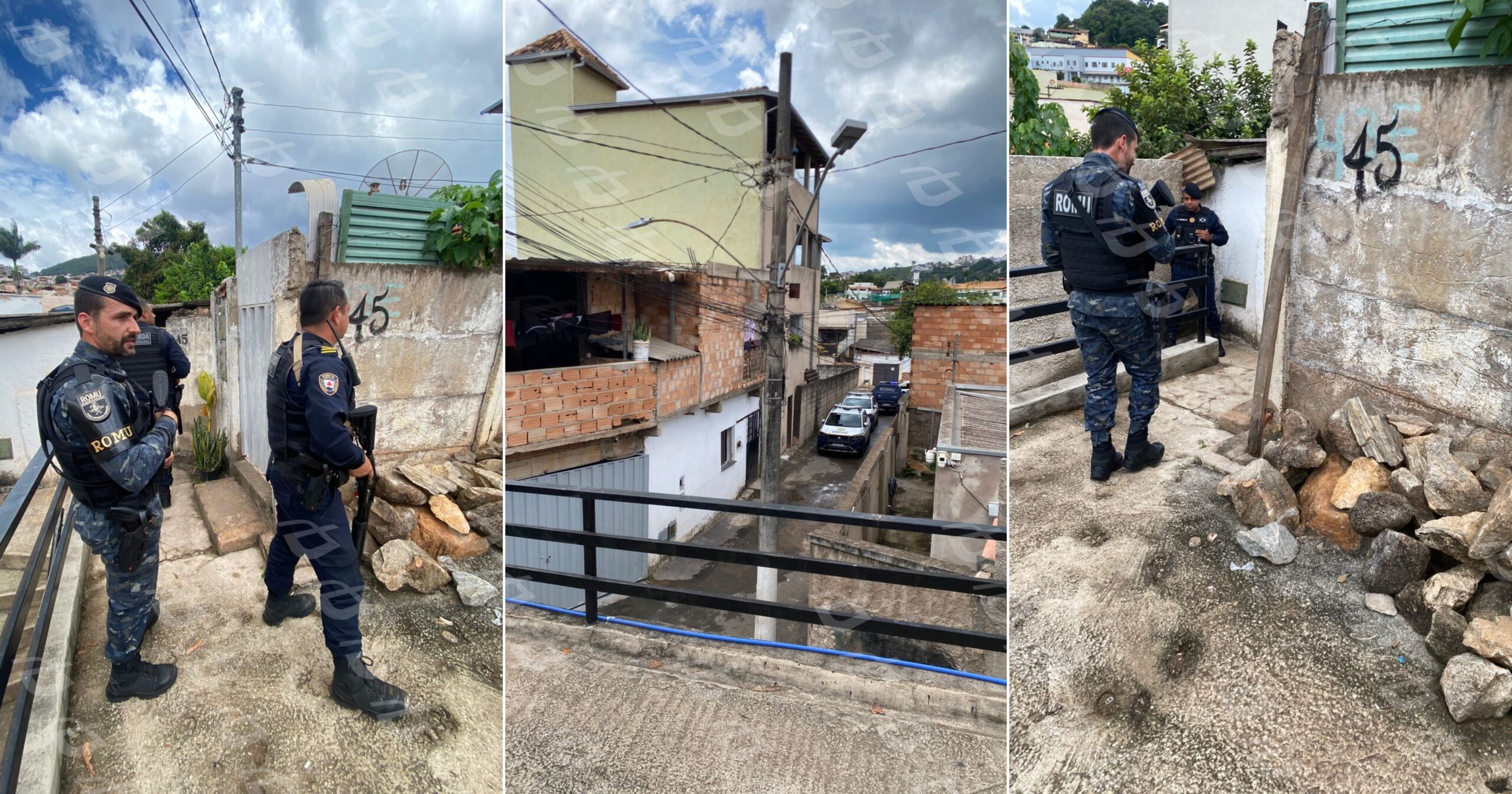 Operação com monitoramento aéreo reforça presença da Guarda em áreas críticas do Bairro Praia. Fotos — cedidas ao Agito Mais.