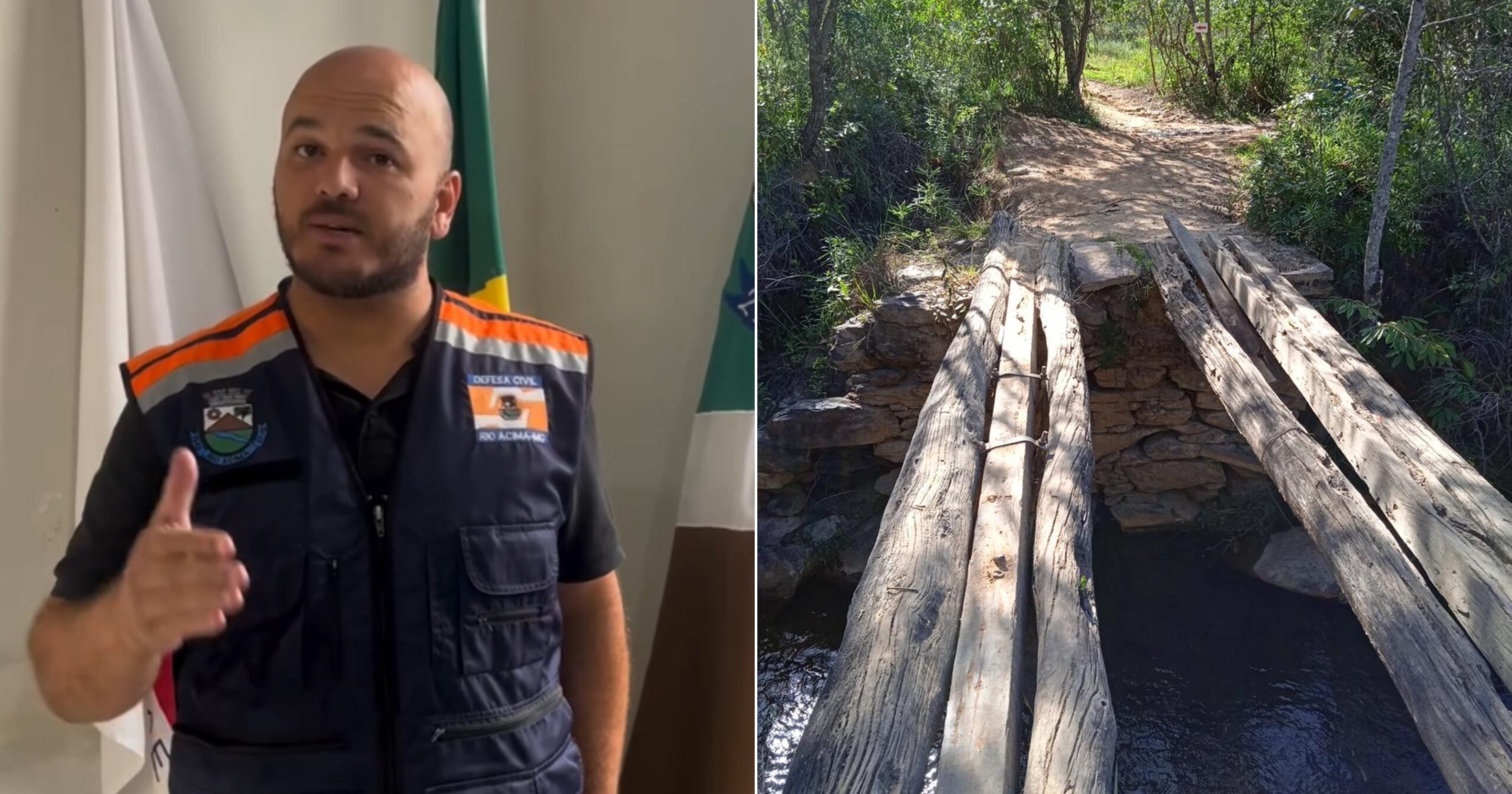 Equipes enfrentam chuva e terreno difícil para limpar açude e restabelecer fornecimento. Foto — Prefeito alerta população / foto meramente ilustrativa / reprodução internet.