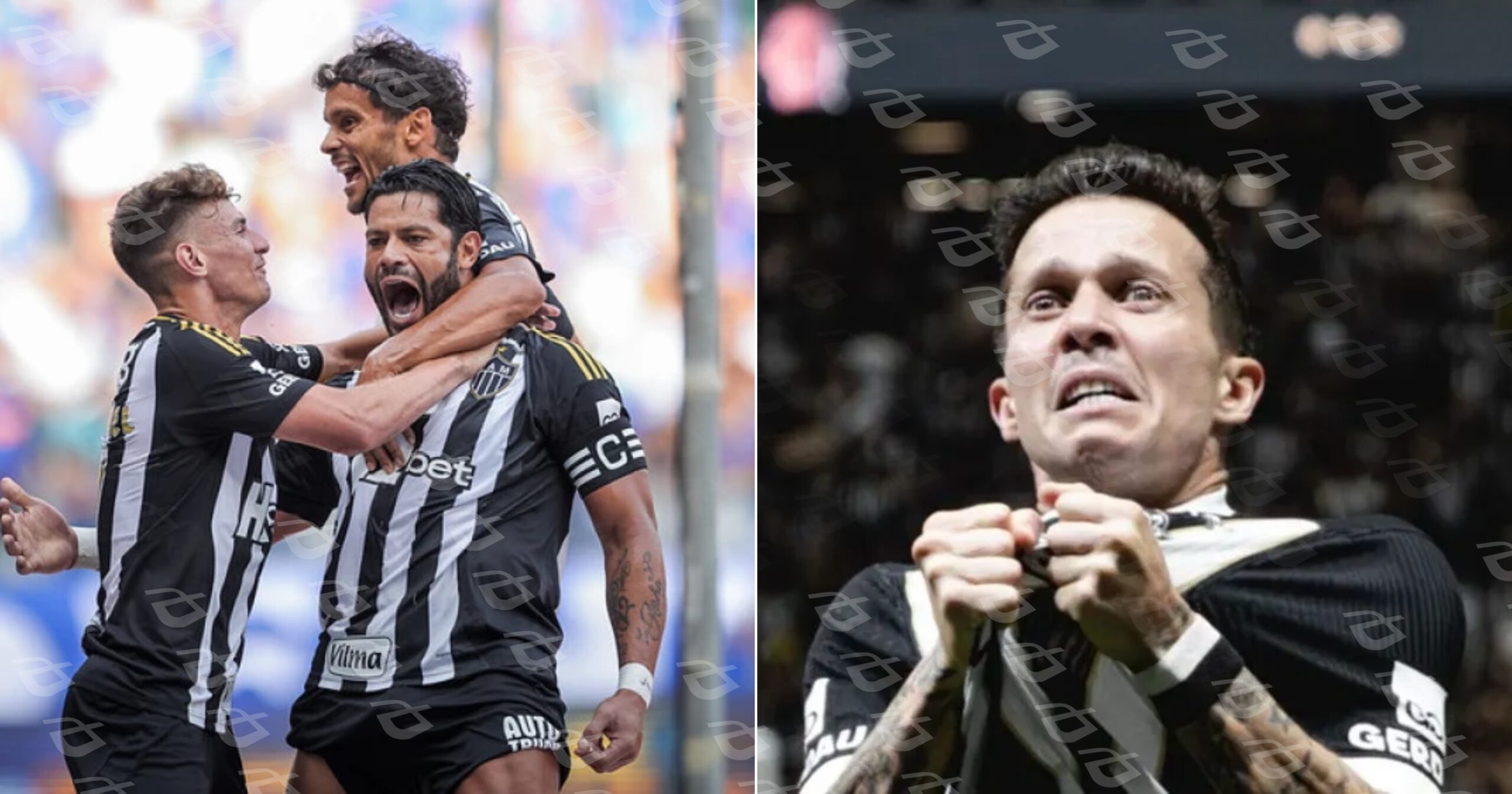 Bernard inicia reação e Hulk sela triunfo histórico no clássico mineiro. Fotos — Atlético-MG.