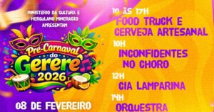 Evento em Ouro Preto reúne blocos, shows e programação cultural na Estação Ferroviária restaurada. Imagem — divulgação.