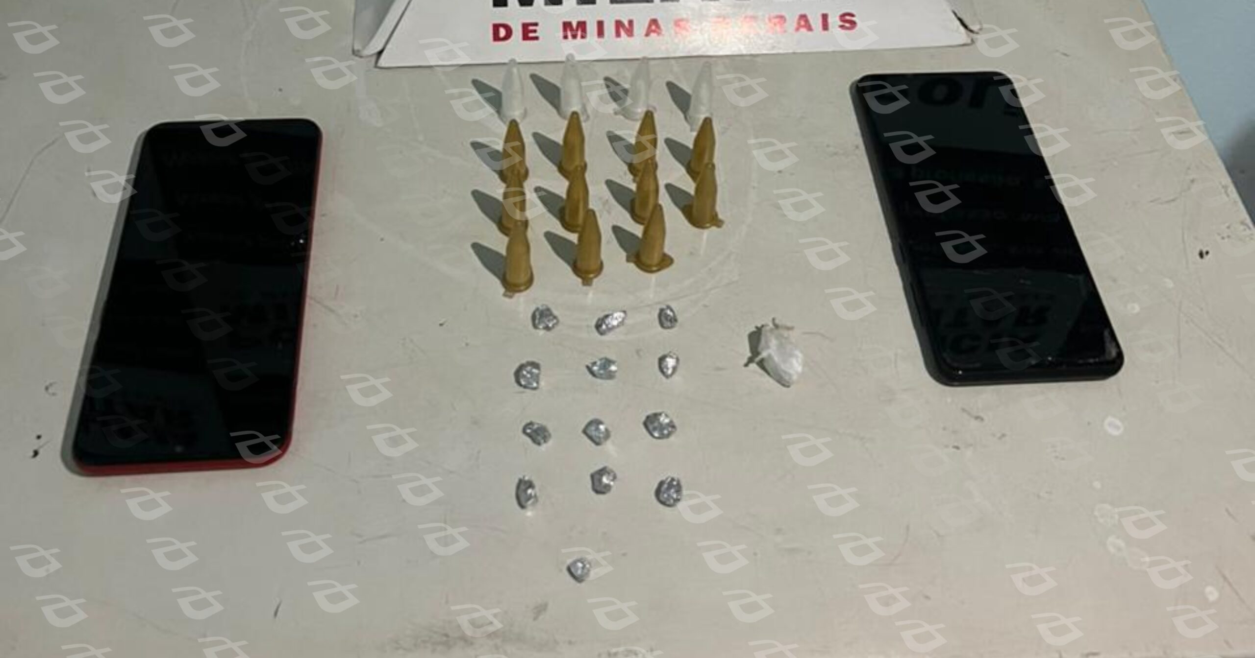 Ação policial em Mariana contou com participação das equipes POP e MIKE PAPA, além do setor de inteligência. Foto — Polícia Militar.