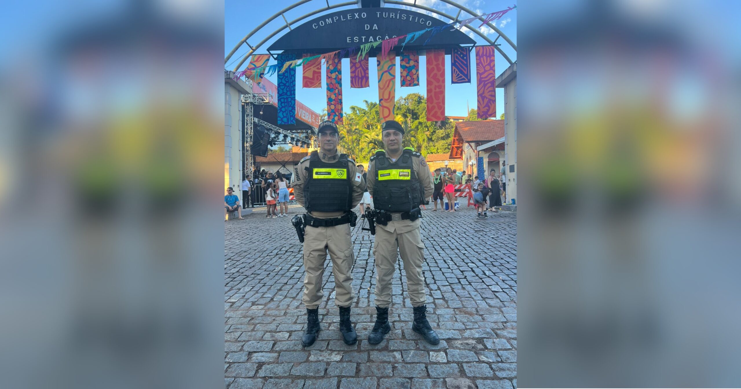 Coronel Frederico esteve na cidade para avaliar estratégias de policiamento e dialogar com militares da unidade vinculada ao 52º Batalhão, sediado em Ouro Preto. Foto — cedida ao Agito Mais.