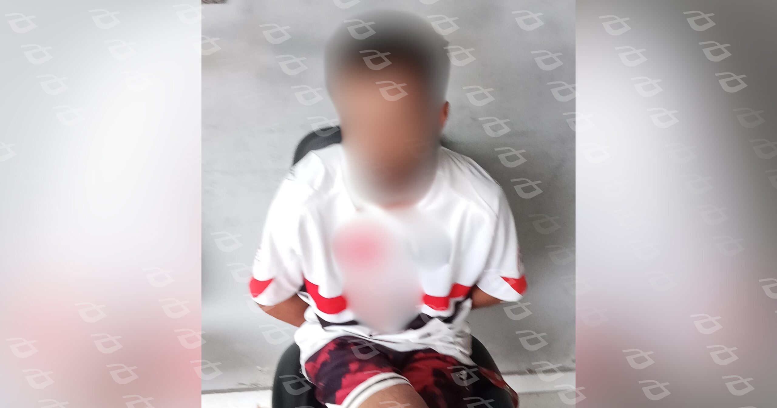 O suspeito já conhecido por diversos crimes, foi localizado na Alameda Cláudio Manoel da Costa após diligências intensificadas. Foto — cedidas ao Agito Mais.