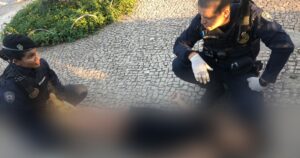 O condutor, que retornou ao local mais tarde, não possuía habilitação adequada e apresentava indícios de embriaguez, recusando-se a fazer o teste do etilômetro. Fotos — Guarda Municipal de Itabirito.