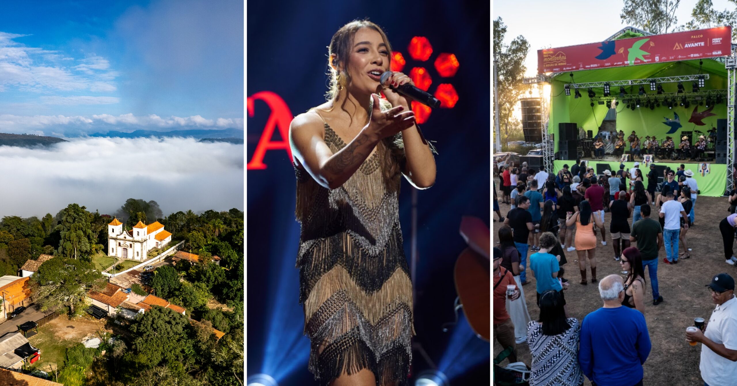Evento gratuito chega à 5ª edição em Itabirito - MG com o tema “Som das Águas” e programação cultural diversificada. Fotos — divulgação / Ox Vídeos e Mauro Lima.