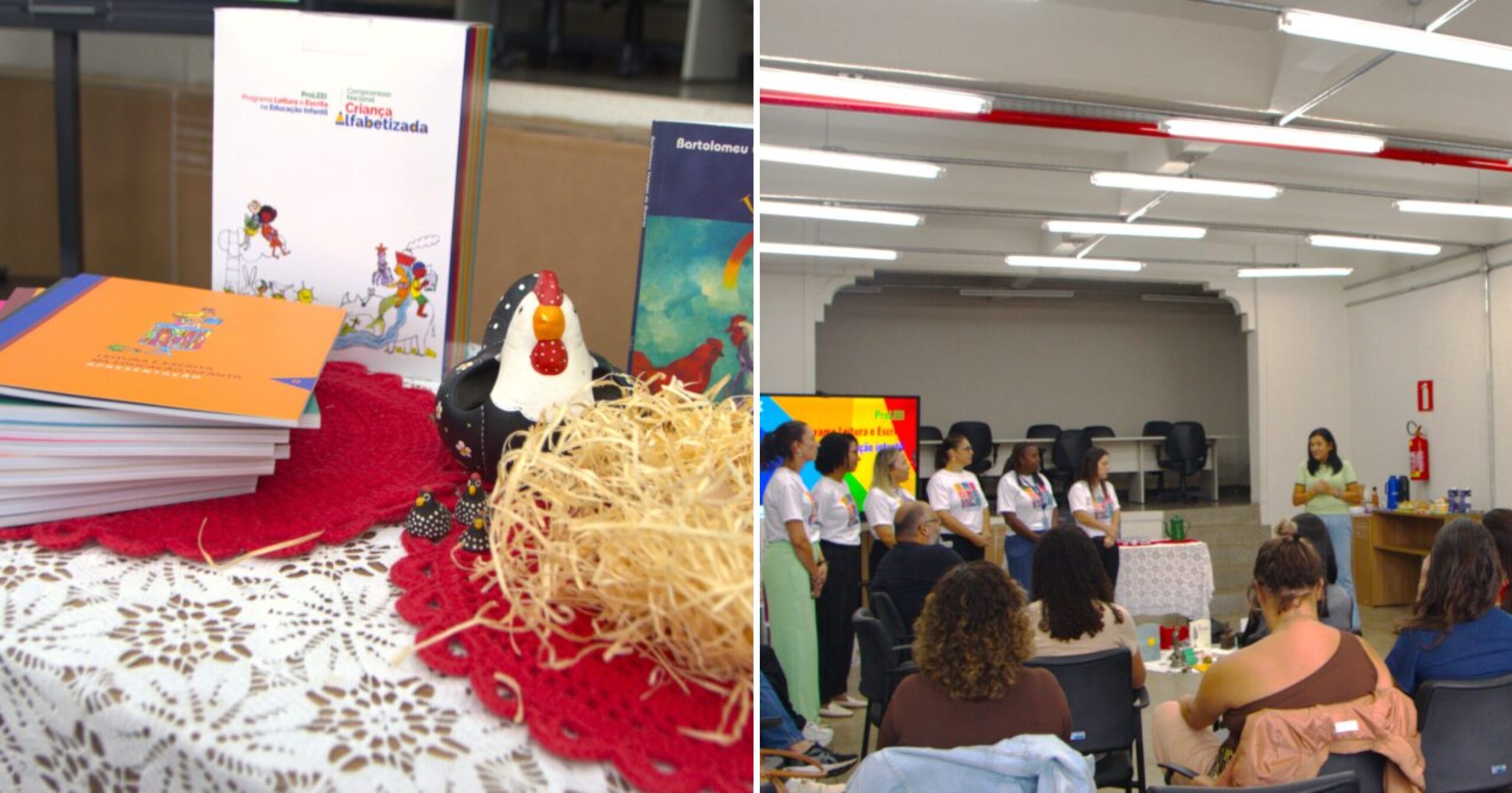 Ação da Secretaria de Educação integra o Compromisso Nacional Criança Alfabetizada e fortalece práticas pedagógicas. Fotos — Prefeitura de Itabirito.