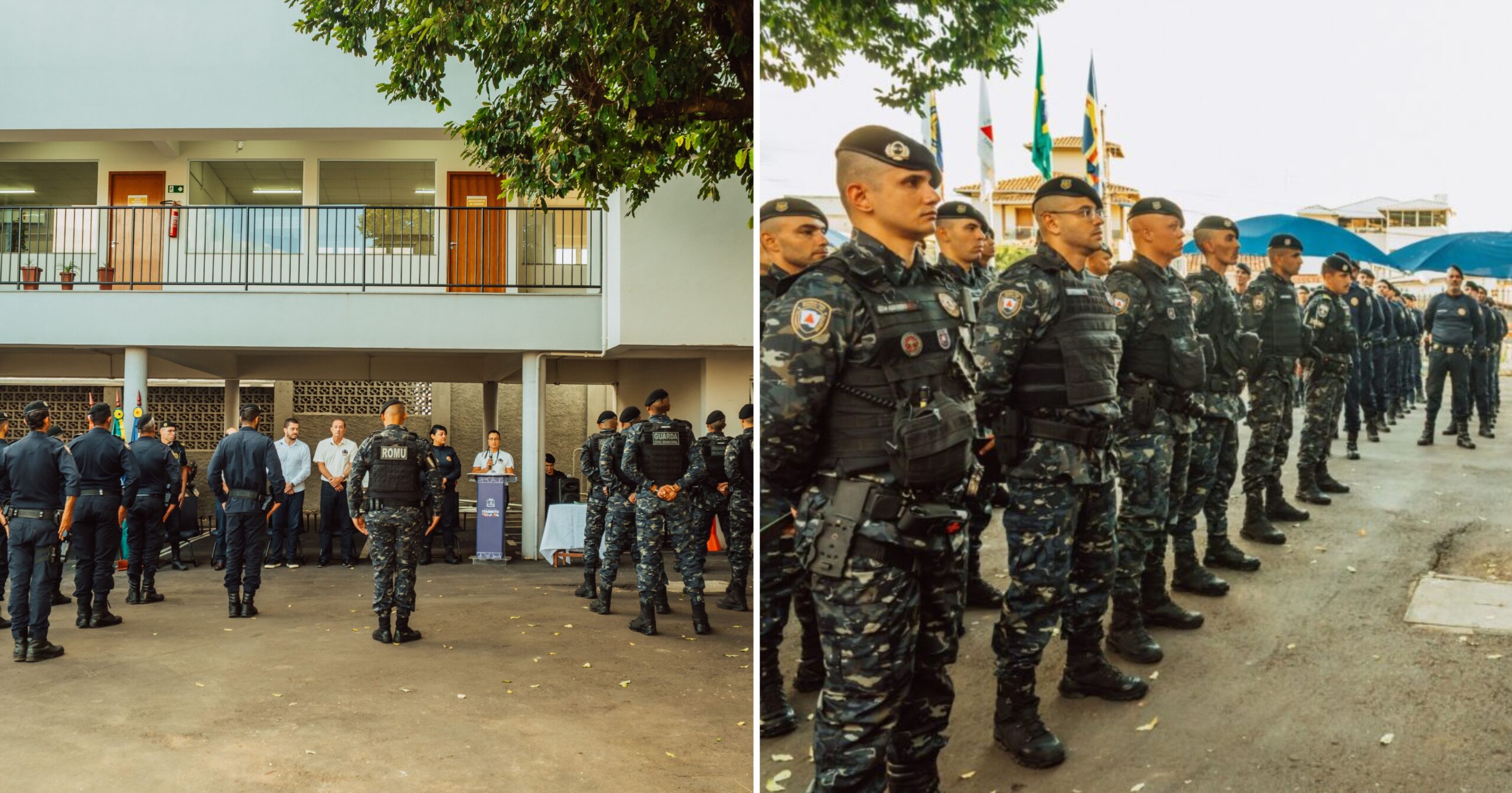 Cerimônia na sede da Guarda marcou a conclusão do II COTAR, com oito dias de atividades práticas. Fotos — Prefeitura de Itabirito.