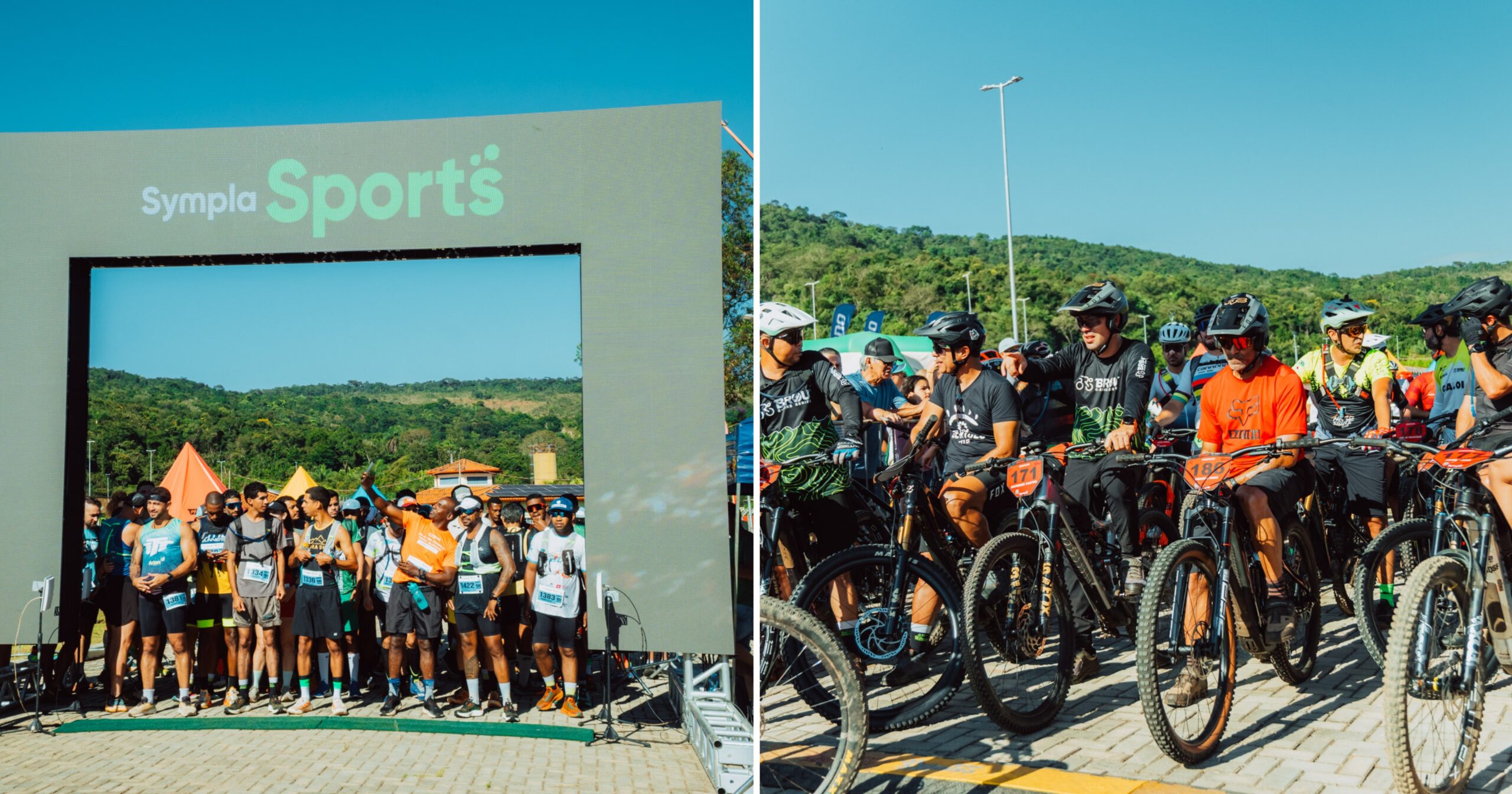 Itabirito recebeu mais de 1100 atletas no Desafio Brou com provas de Trail Run e Mountain Bike. Fotos — Prefeitura de Itabirito.