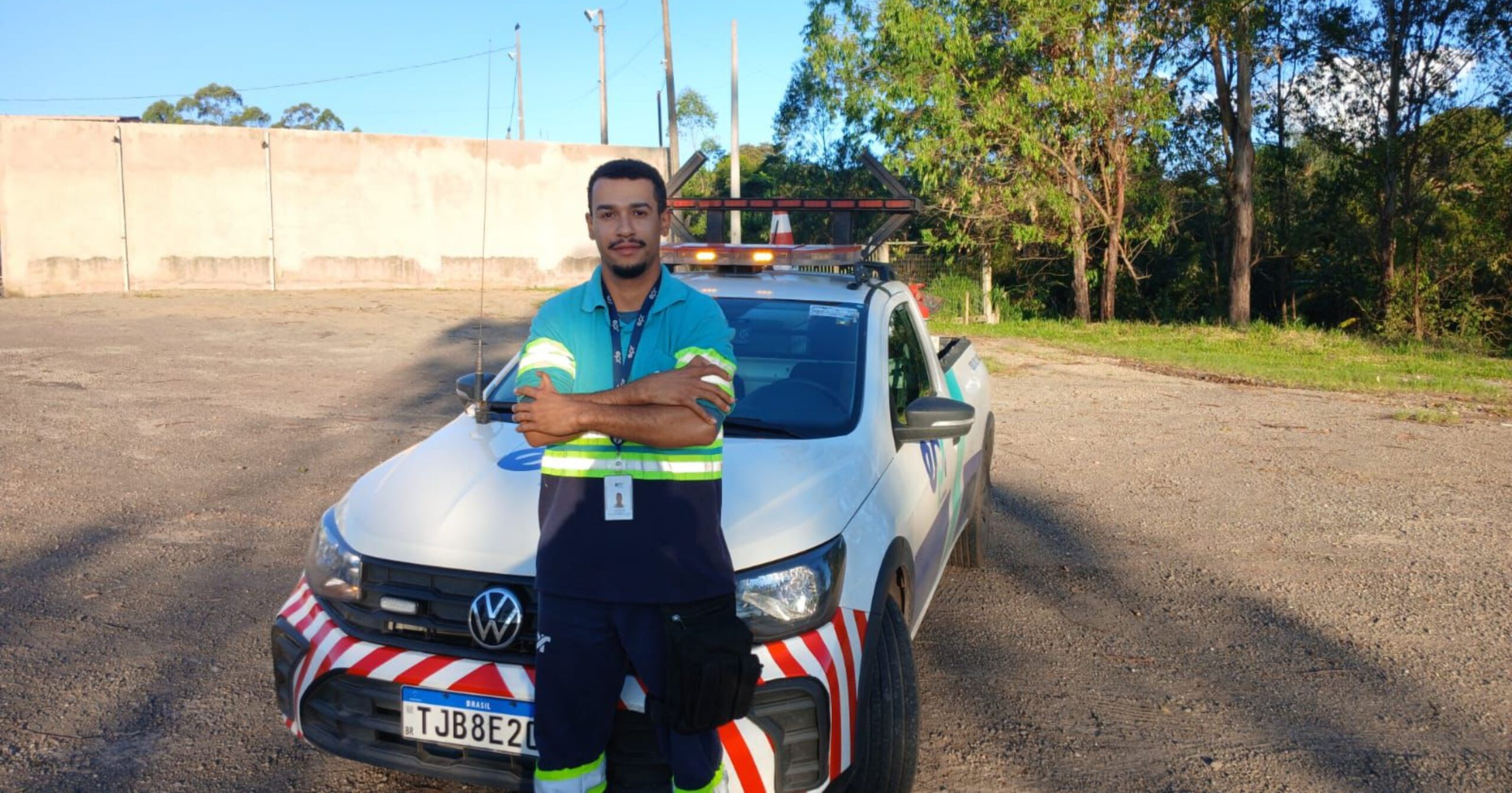Evento digital gratuito oferece vagas em Nova Lima, Belo Horizonte e Juiz de Fora até 31 de maio. Inspetor de tráfego da EPR Via Mineira, Luiz Antônio Rodrigues. Foto — divulgação.