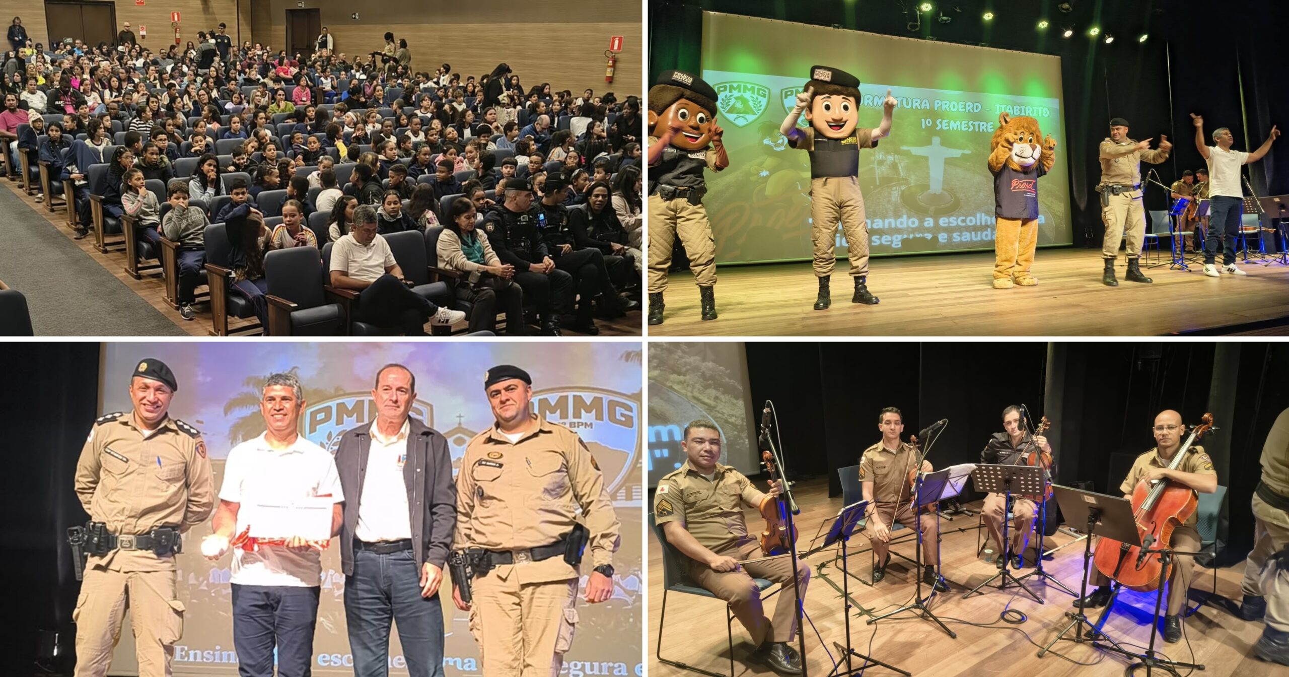 Cerimônia contou com presença de autoridades municipais e militares, além de sete escolas participantes. Fotos — cedidas ao Agito Mais.