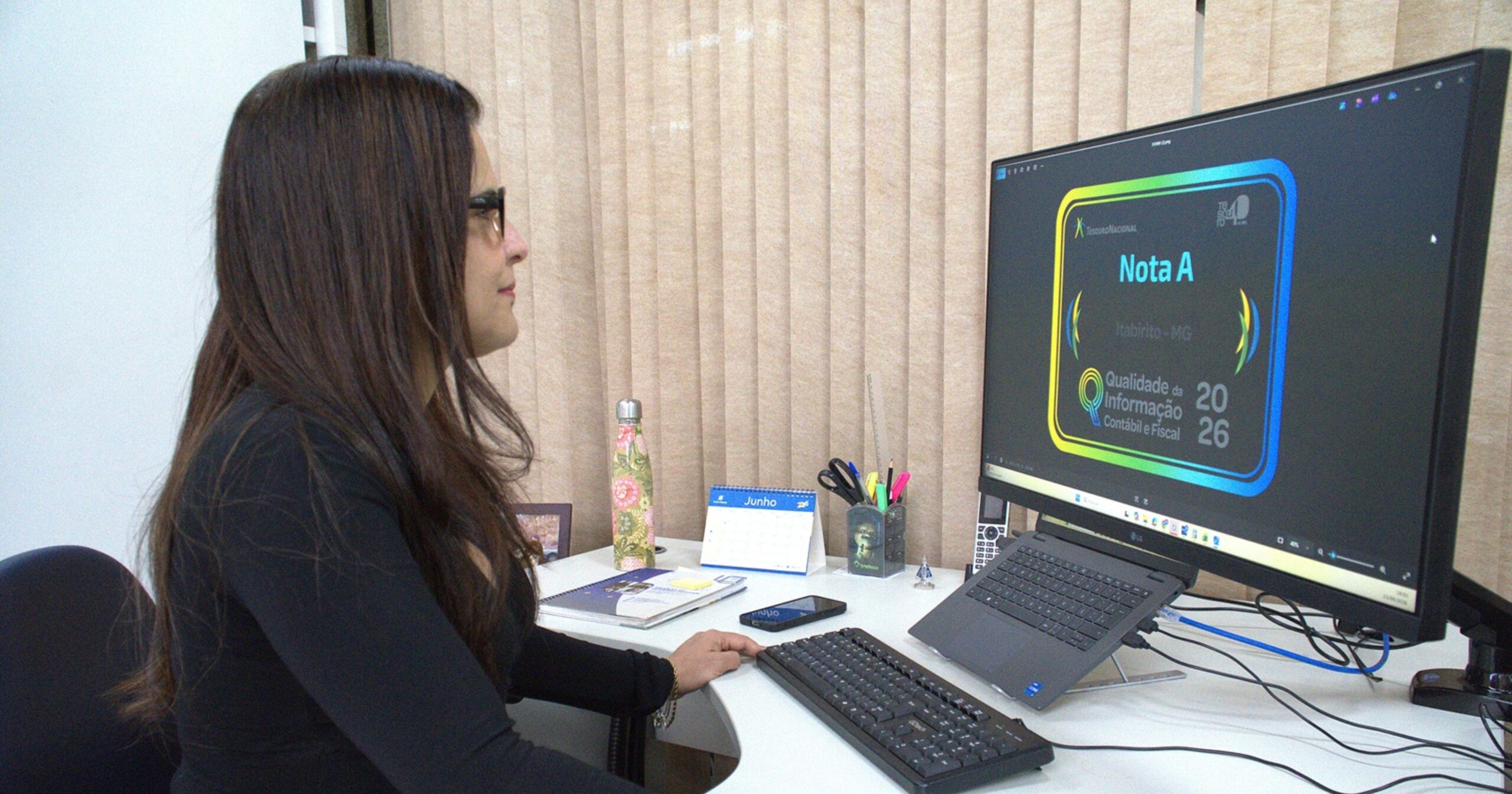 O reconhecimento foi concedido pela Secretaria do Tesouro Nacional, por meio do Siconfi, após análise da qualidade das informações contábeis e fiscais enviadas ao Governo Federal. Foto — Prefeitura de Itabirito.