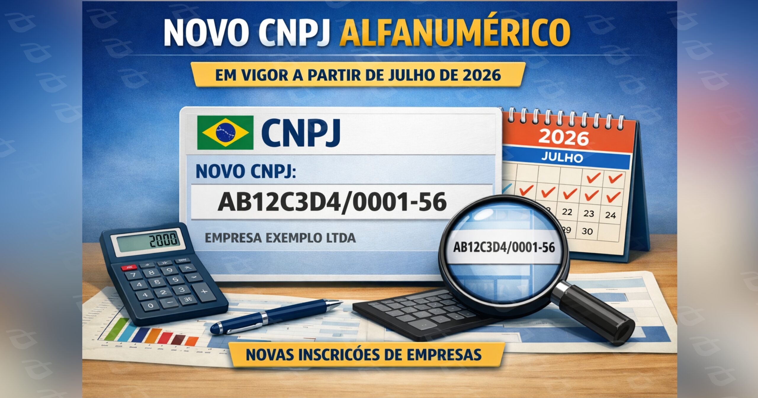 Receita Federal cria modelo com letras e números para ampliar combinações e atender novas inscrições. Foto — meramente ilustrativa criada com IA pelo Portal Agito Mais.