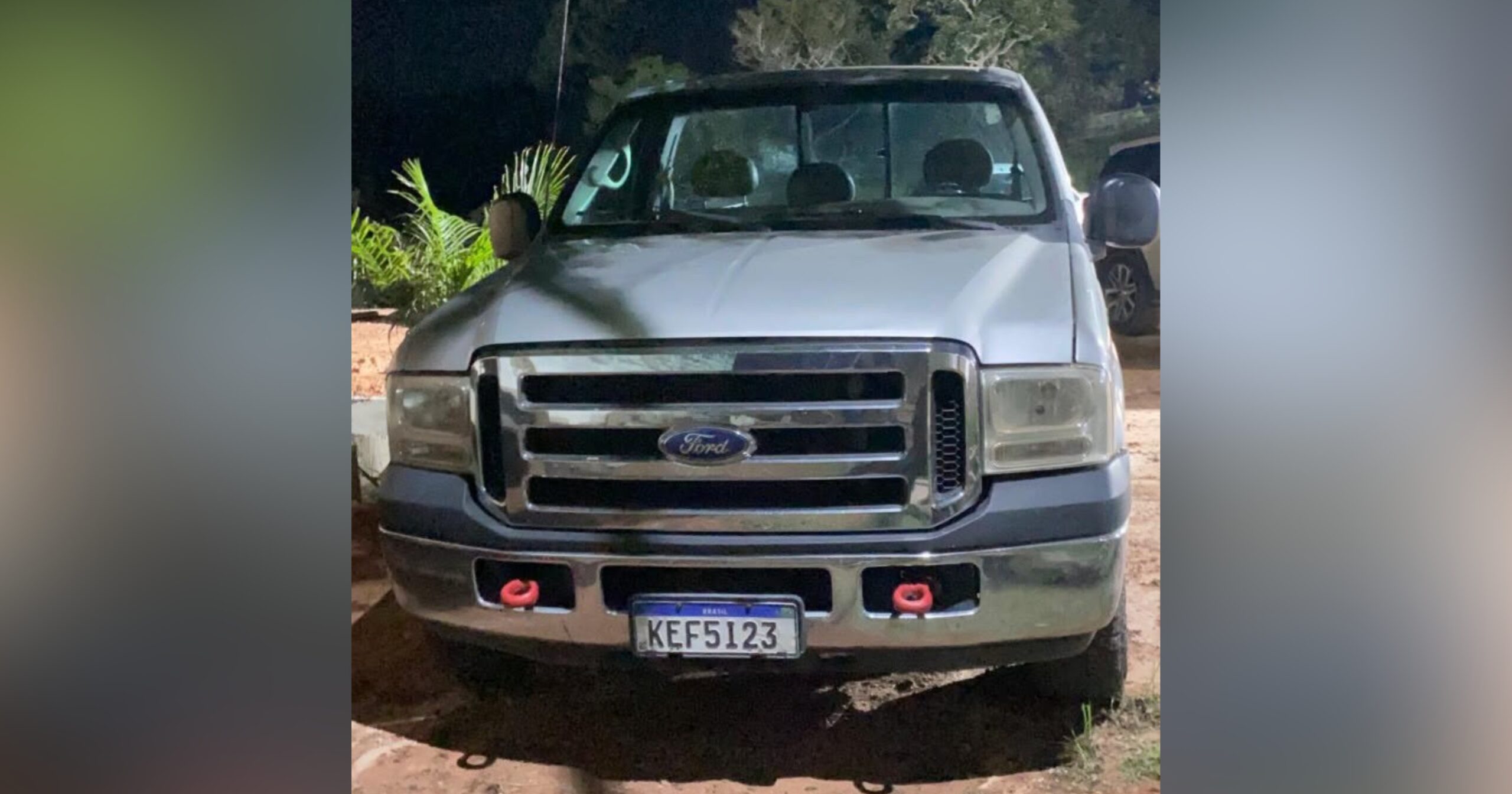 Morador de Amarantina relata furto de caminhonete e busca apoio da comunidade para localizar o veículo. Foto — arquivo pessoal.