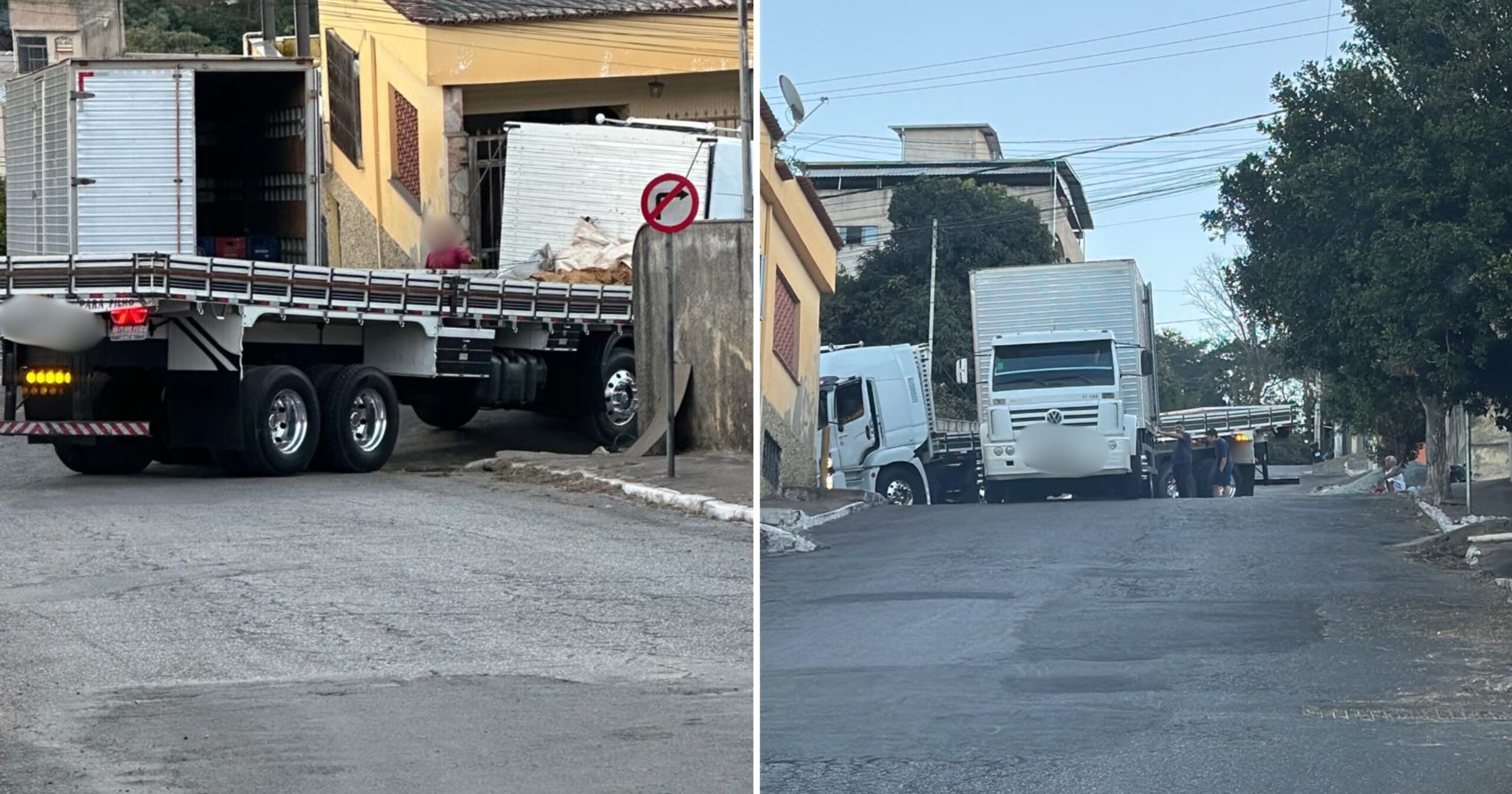 Não houve registro de feridos ou danos materiais. Fotos — cedidas ao Portal Agito Mais.