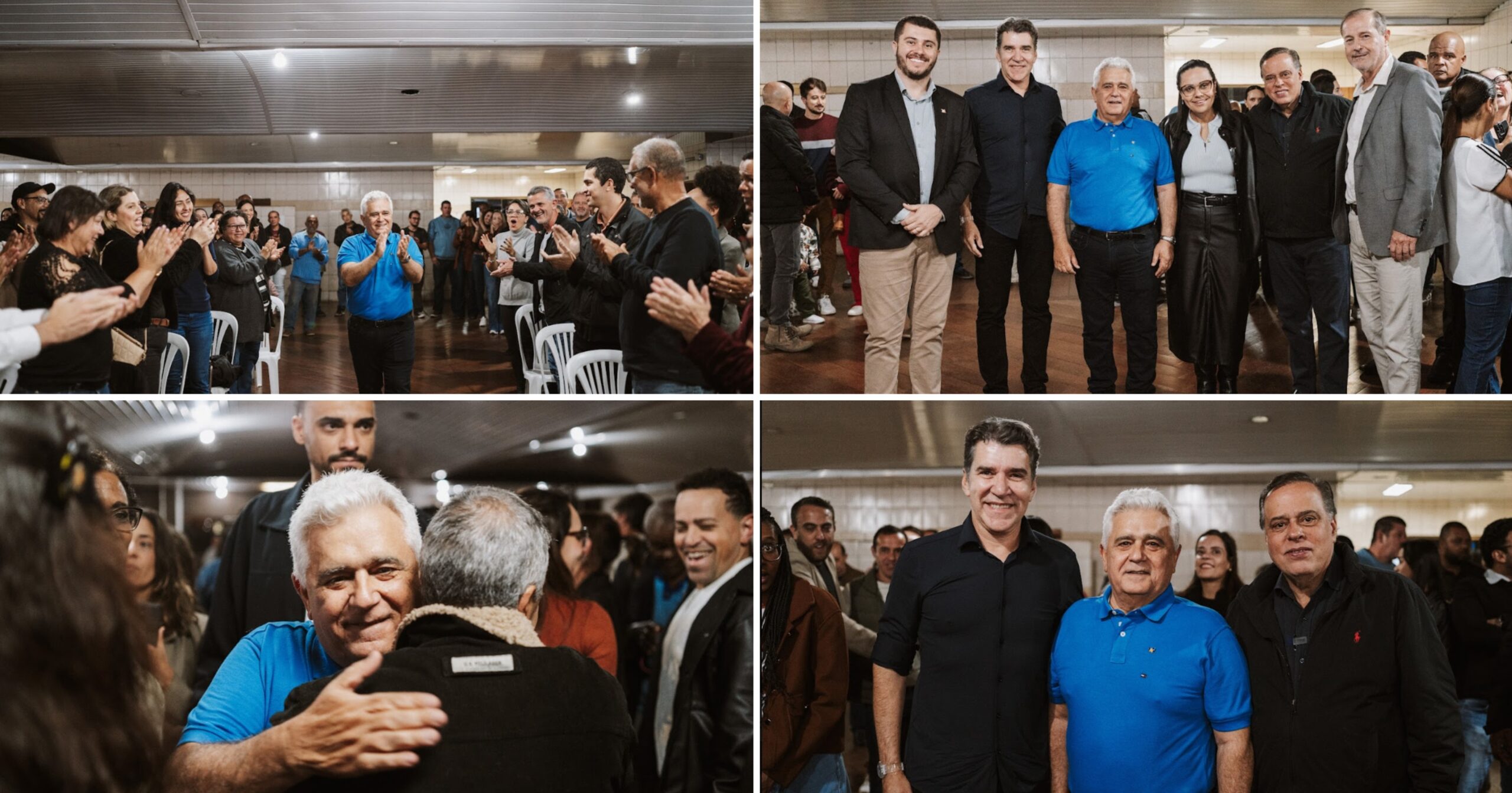 Diversos partidos e autoridades reforçam apoio à caminhada de Orlando Caldeira em Minas Gerais. Fotos — divulgação /Naylan.